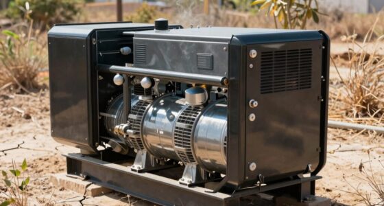 generator performance reduction in heat