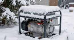 generator safety in snow