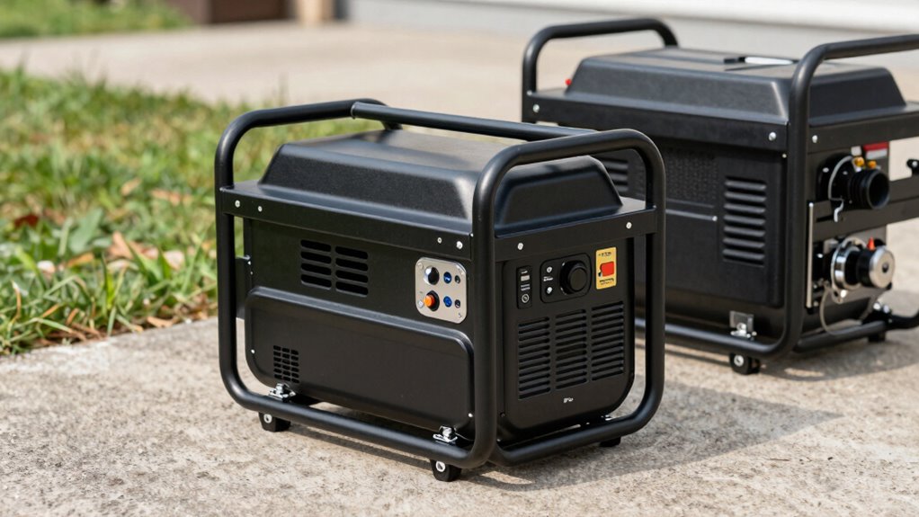 generator size and weight