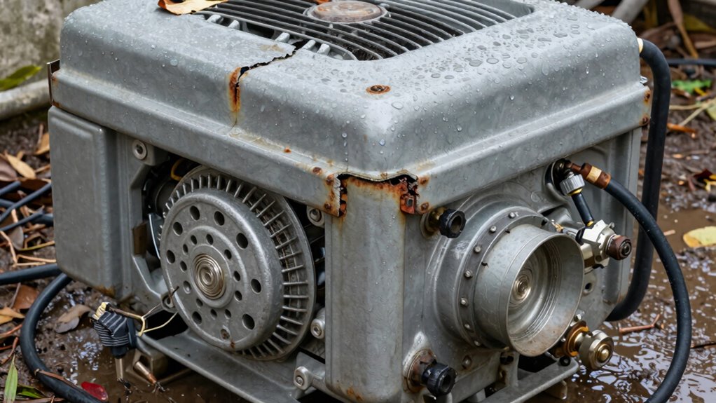 inspect generator after flooding