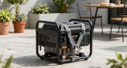 locking portable generators securely