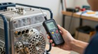 measuring generator noise indoors