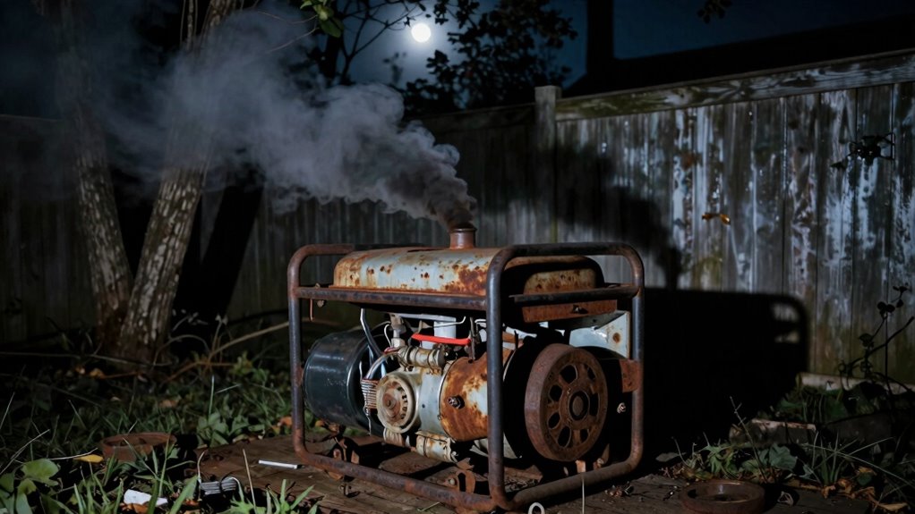 nighttime generator noise amplification