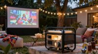 powering outdoor movie screenings