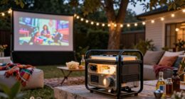 powering outdoor movie screenings