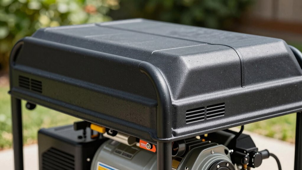 proper ventilated generator cover