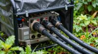 protect generator cords outdoors