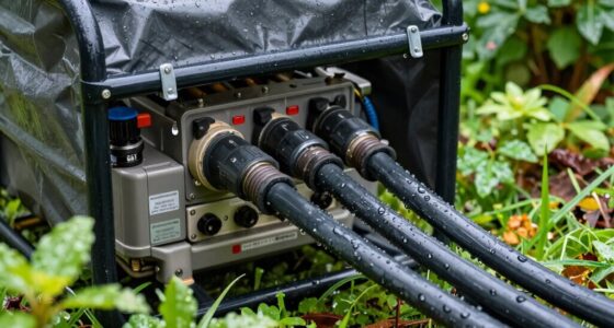 protect generator cords outdoors