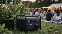 quiet outdoor event generator