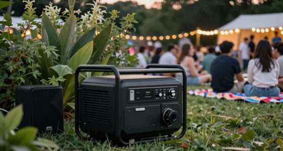 quiet outdoor event generator