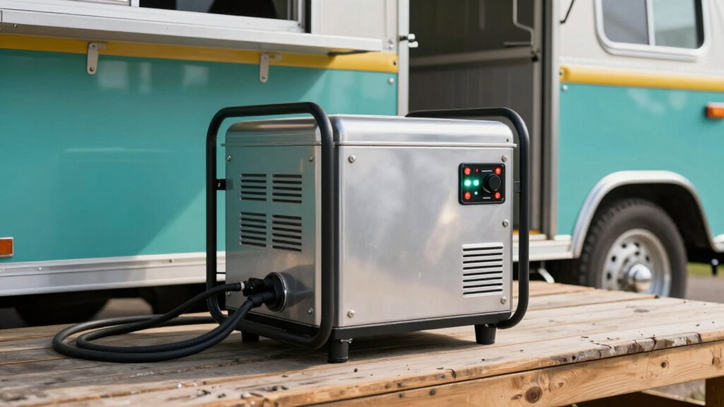 reliable portable food trailer generator