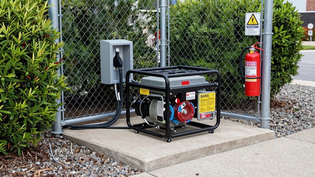 safe generator setup practices