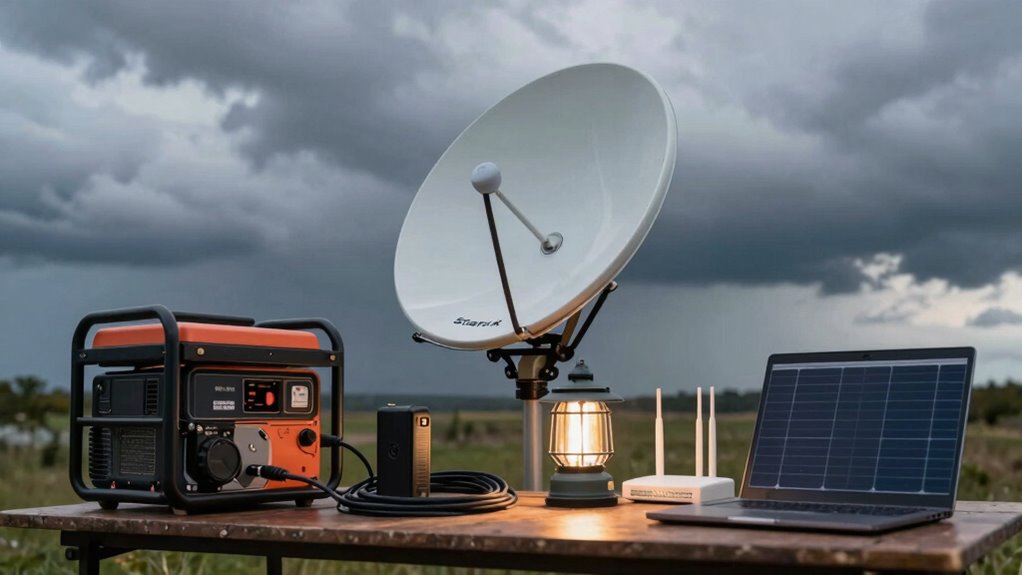 satellite maintenance and backup