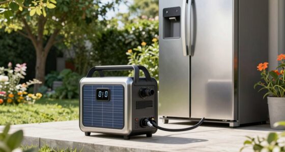 solar generator refrigerator reliability