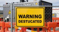 use signs and barriers