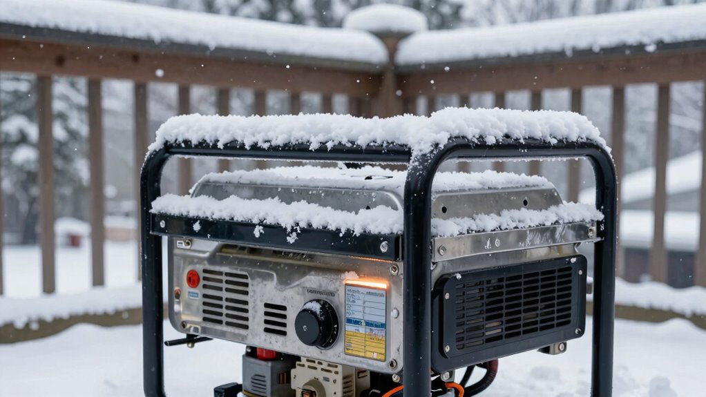 winter storm generator safety