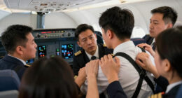 Passengers restrain pilot during apparent medical emergency on 'terrifying' flight