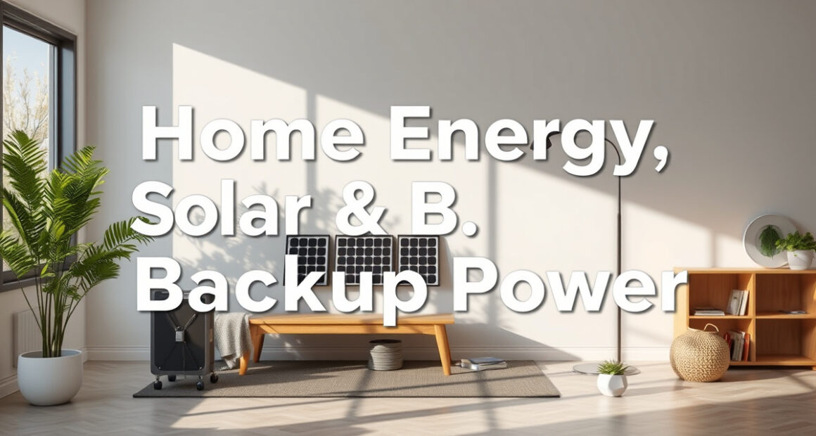 Home Energy, Solar and Backup Power: The Complete Planning Guide