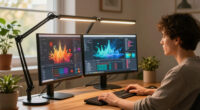 BenQ's First Dual-Monitor Desk Lamp Will Give Your Screens A Glow Up
