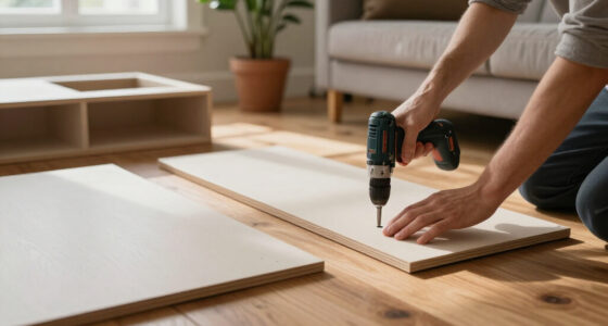 They Made A Blank-Box Living Room Look Custom Without Hiring A Carpenter