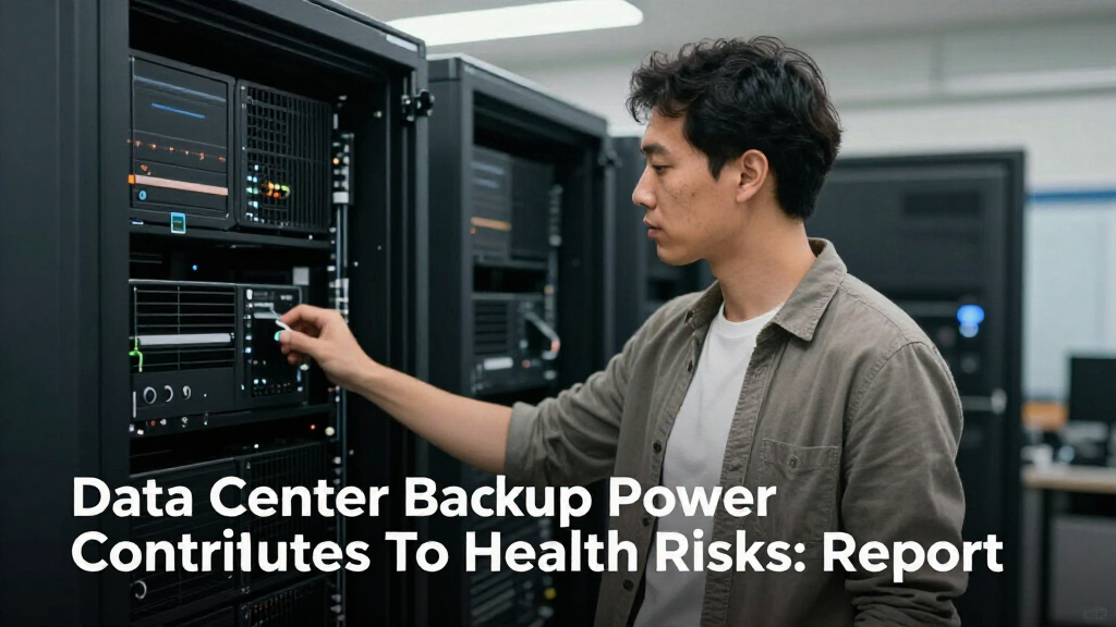 Data Center Backup Power Contributes To Health Risks: Report