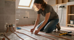 Retrofit Basement Bathroom Underfloor Heat